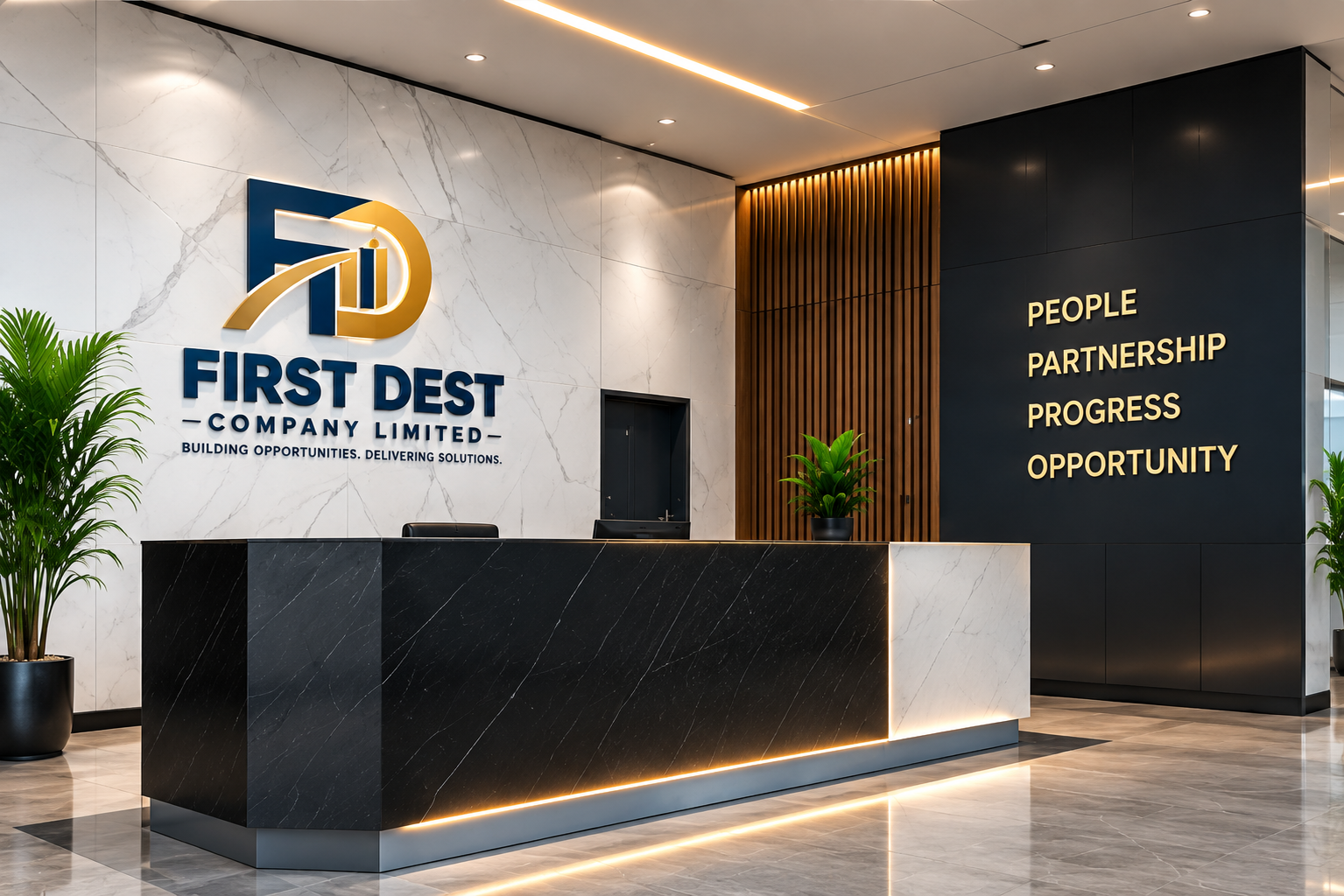 First Dest office reception